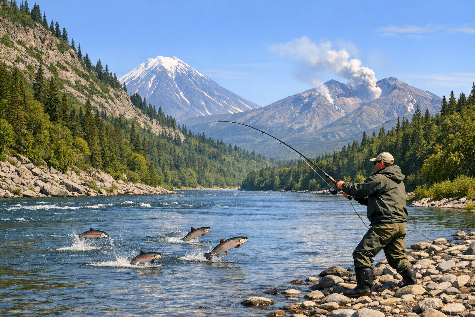 где обитает лосось в России